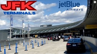 John F. Kennedy Int'l Airport (JFK) Terminal 5, Departures and Arrivals, JetBlue Airways 4K