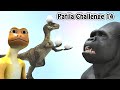 Patila Challenge 14. Patila - Missed The Stranger Gorilla & Dinosaur Animated Short Film.@ArtNoux​