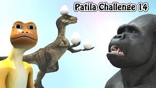 Patila Challenge 14. Patila - Missed The Stranger Gorilla & Dinosaur Animated Short Film.@ArtNoux​