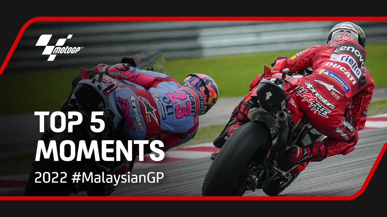 Top 5 MotoGP™ Moments 🙌 2022 #MalaysianGP
