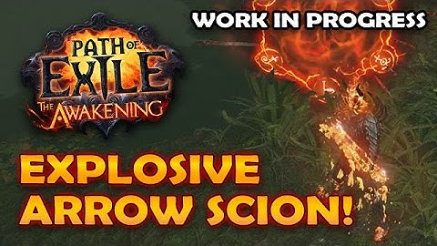 Path of Exile: Explosive Arrow Scion Build In Progress - Tempest Endgame Gameplay