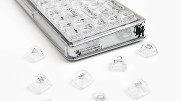 This Keyboard is insane!! Lofree 1% Transparent Mechanical Keyboard