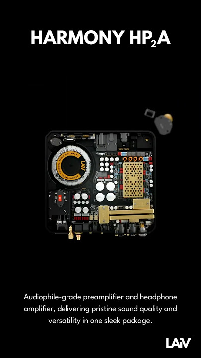 Audiophile-grade preamplifier and headphone amplifier. LAIV Harmony HP2A