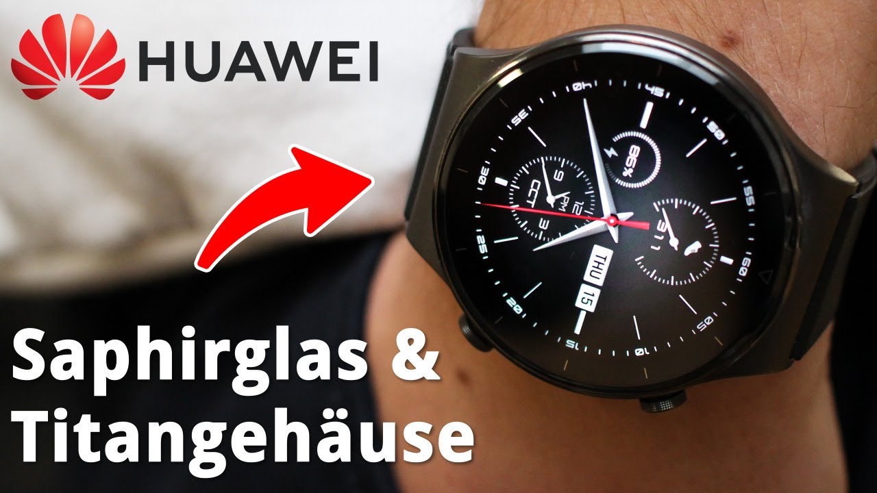 Huawei Watch GT 2 Pro: Edel-Smartwatch mit Saphirglas - Test - YouTube