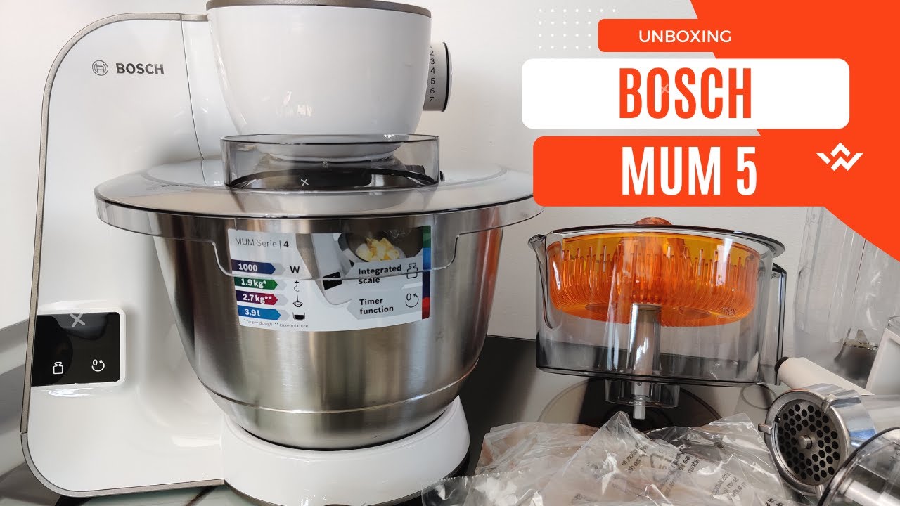 Bosch Mum 5 Unboxing English