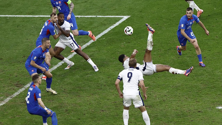 Bellingham Bicycle Kick Euro 2024 England Vs Slovakia