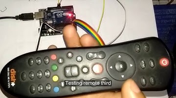 Sending rc5 remote commands to arduino and display on lcd16x2