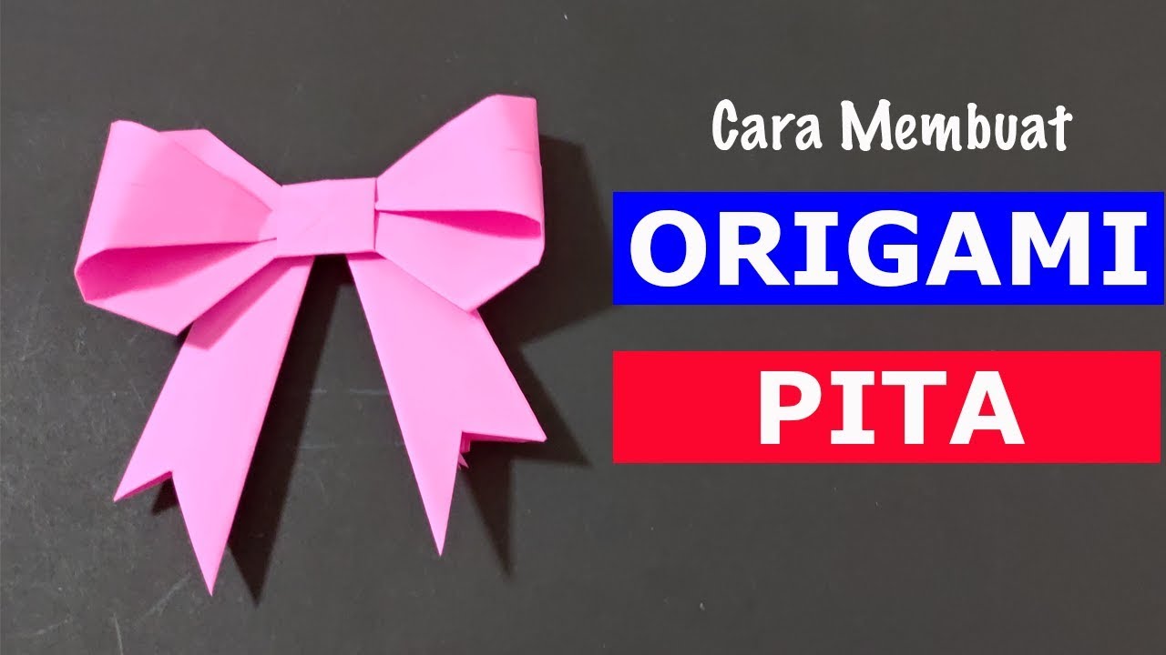 Cara Membuat Origami Pita (ORIGAMI RIBBON) [Belajar Origami] - YouTube