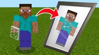 How To Make A Realistic MIRROR in MCPE 1.2! (Minecraft PE)