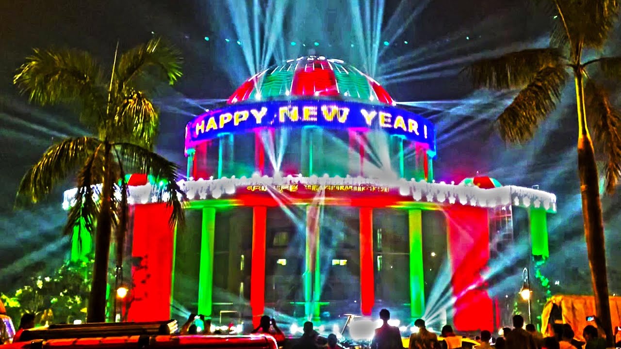 NMMC Head Office Belapur Navi Mumbai Happy New Year Celebration Light nmmc-head-office-belapur-navi-mumbai-happy-new-year-celebration-light