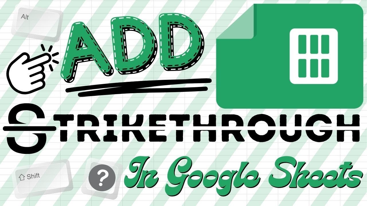 How To Add Strikethrough In Google Sheets 3 Easy Ways YouTube How To Add Strikethrough In Google Sheets 3 Easy Ways YouTube