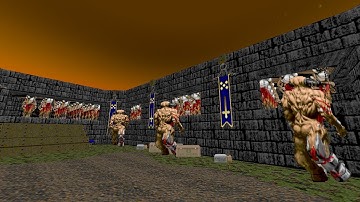 Doom II - Skirmish PvM map17: Pobla