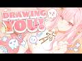 【drawing stream】drawing a buuuunch of bones... #calliolive
