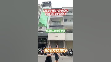 Bán nhà mặt tiền quận 1 đường Đặng Thị Nhu ngang 4m dài 13m có 3 lầu #bán_nhà_mặt_tiền_quận_1
