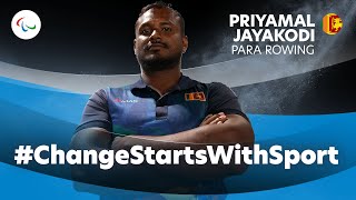 #ChangeStartsWithSport - The Inspiring Story of Priyamal Jayakodi, Sri Lanka's First Para Rower 🚣‍♂️