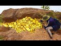 Omg lucky lucky day mining gold  finding and digging gold