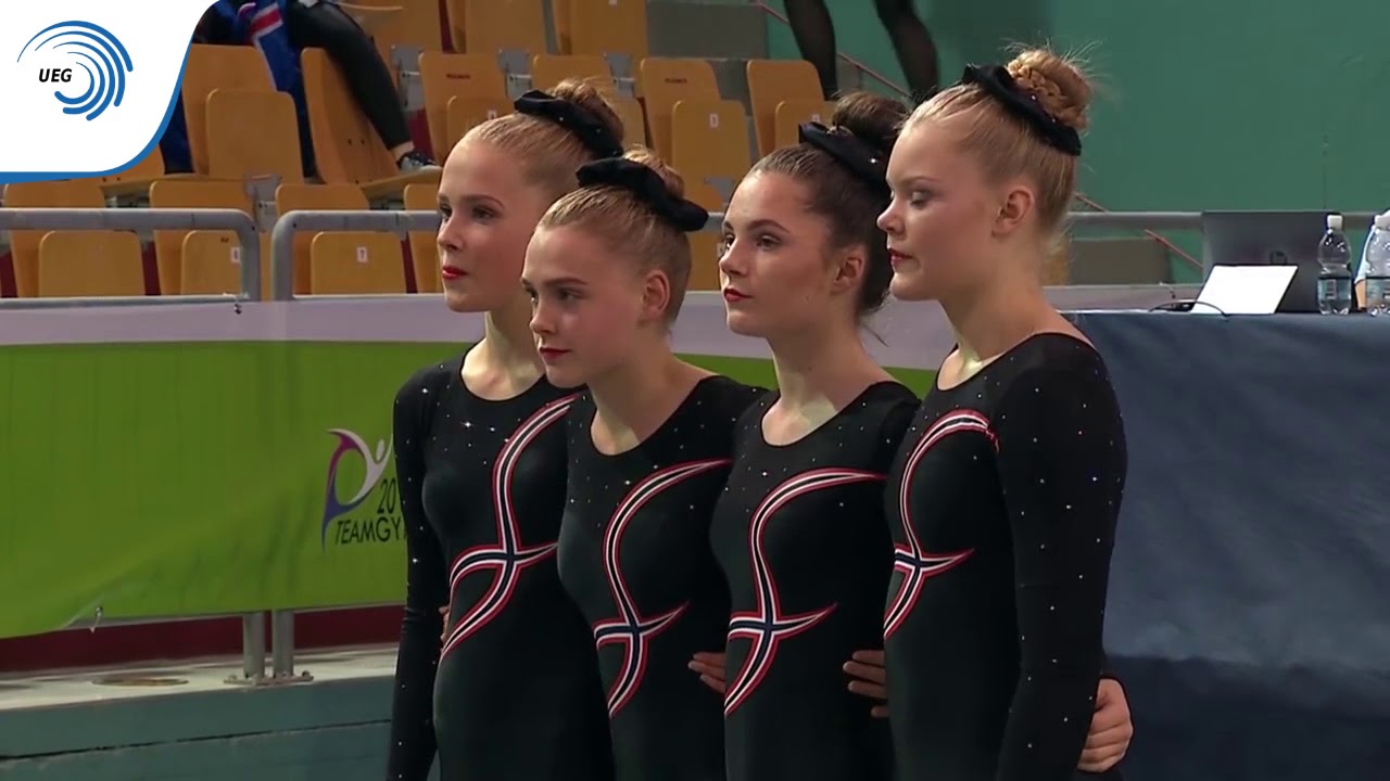 Norway - 2016 TeamGym Europeans, junior women's team final