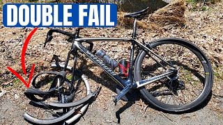 A FRIGHTENING MAVIC CARBON WHEEL FAIL (at speed)