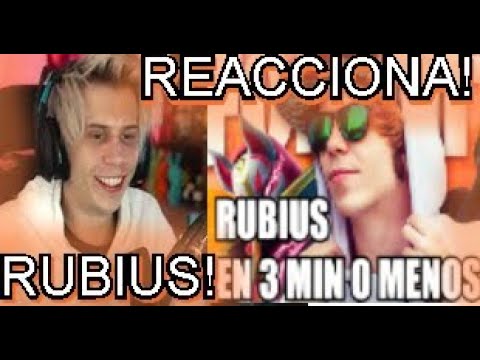 RUBIUS reacciona a su 3 MINUTOS O MENOS II EL COPIAS - YouTube
