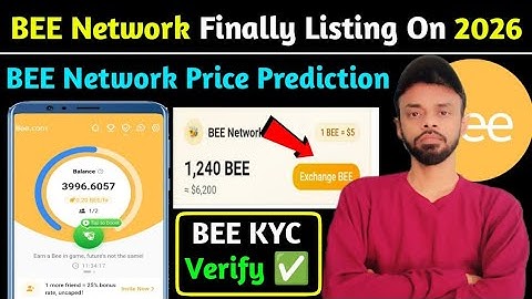 💠Bee Network Airdrop Listing On Q1 2026 | Bee Network Price Prediction ✅ | Bee Network New Updates