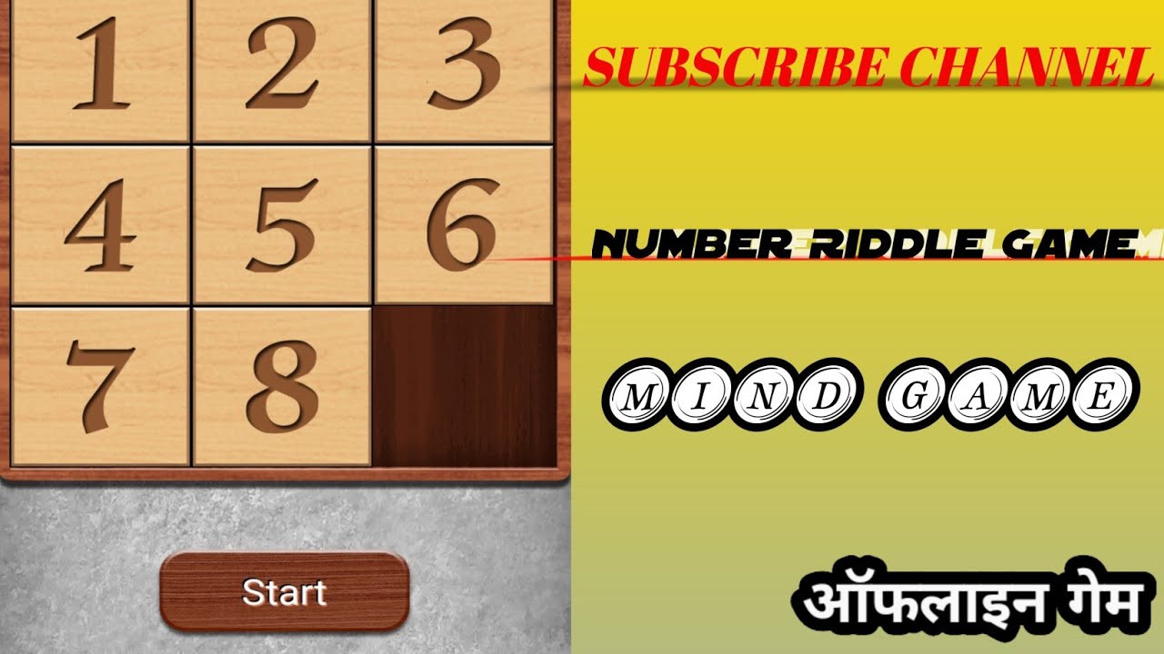 Number Riddle Gameplay Number Riddle Game ofline 💪💪 बहुत बढ़िया गेम हैं। Mind game #videogame ...