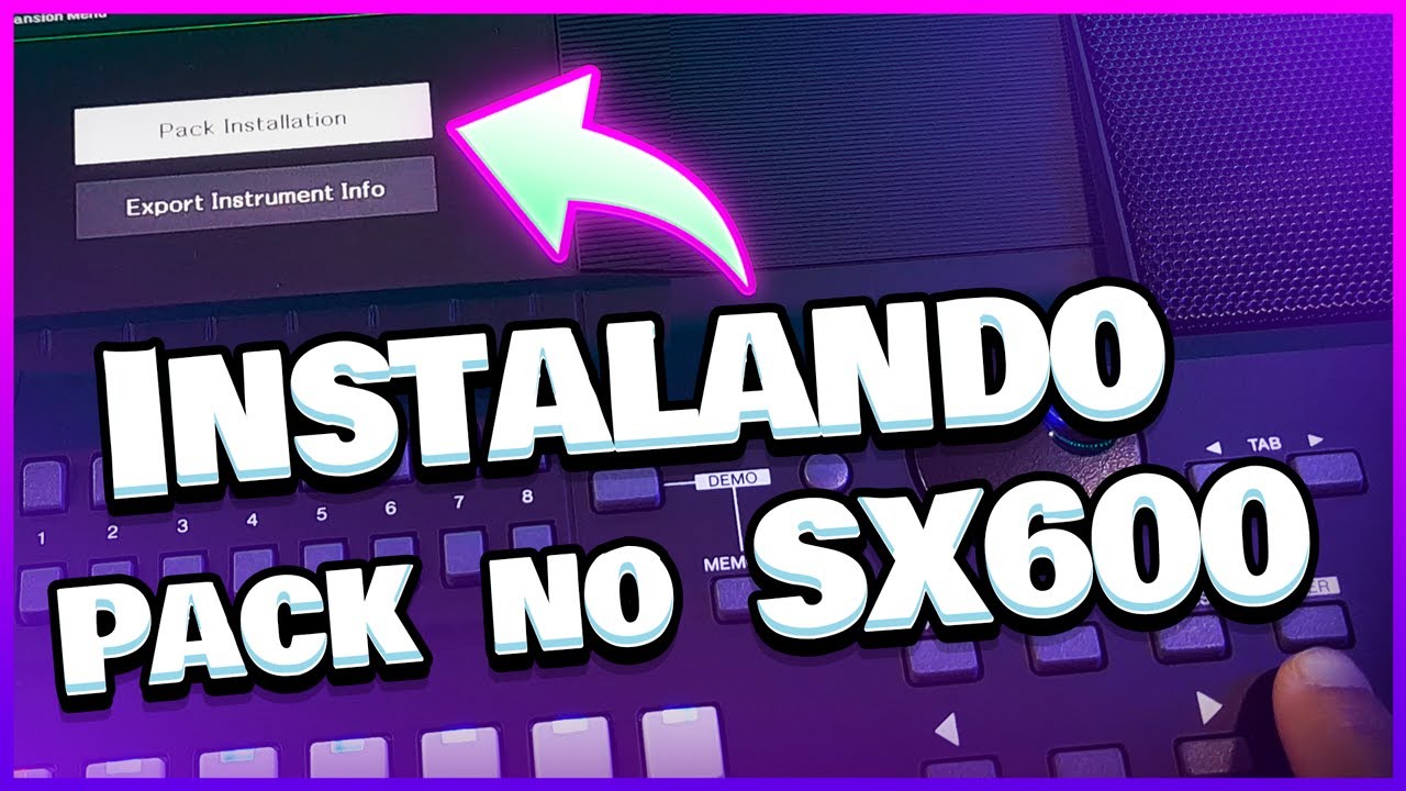 APRENDA NA HORA ❗❗COMO INSTALAR UM PACK SAMPLE NO SX600🎹