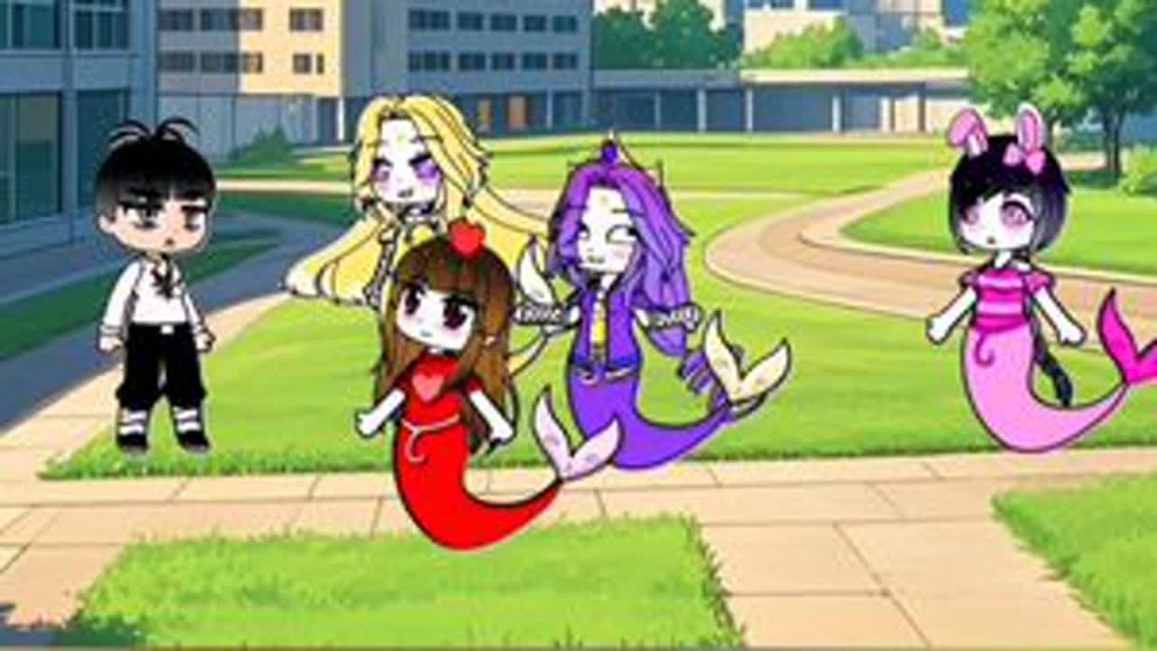 让人讨厌的美人鱼 五六七把美人鱼都赶出了家门，因为他们太讨厌了。#二次元 #动漫 #动画 #学生党 #儿童动画