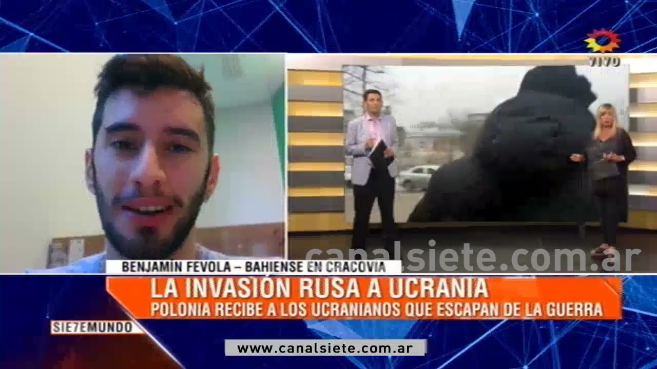 Polonia recibe a los Ucranianos que escapan de la guerra. Benjaín Fevola - Bahiense en Cracovia