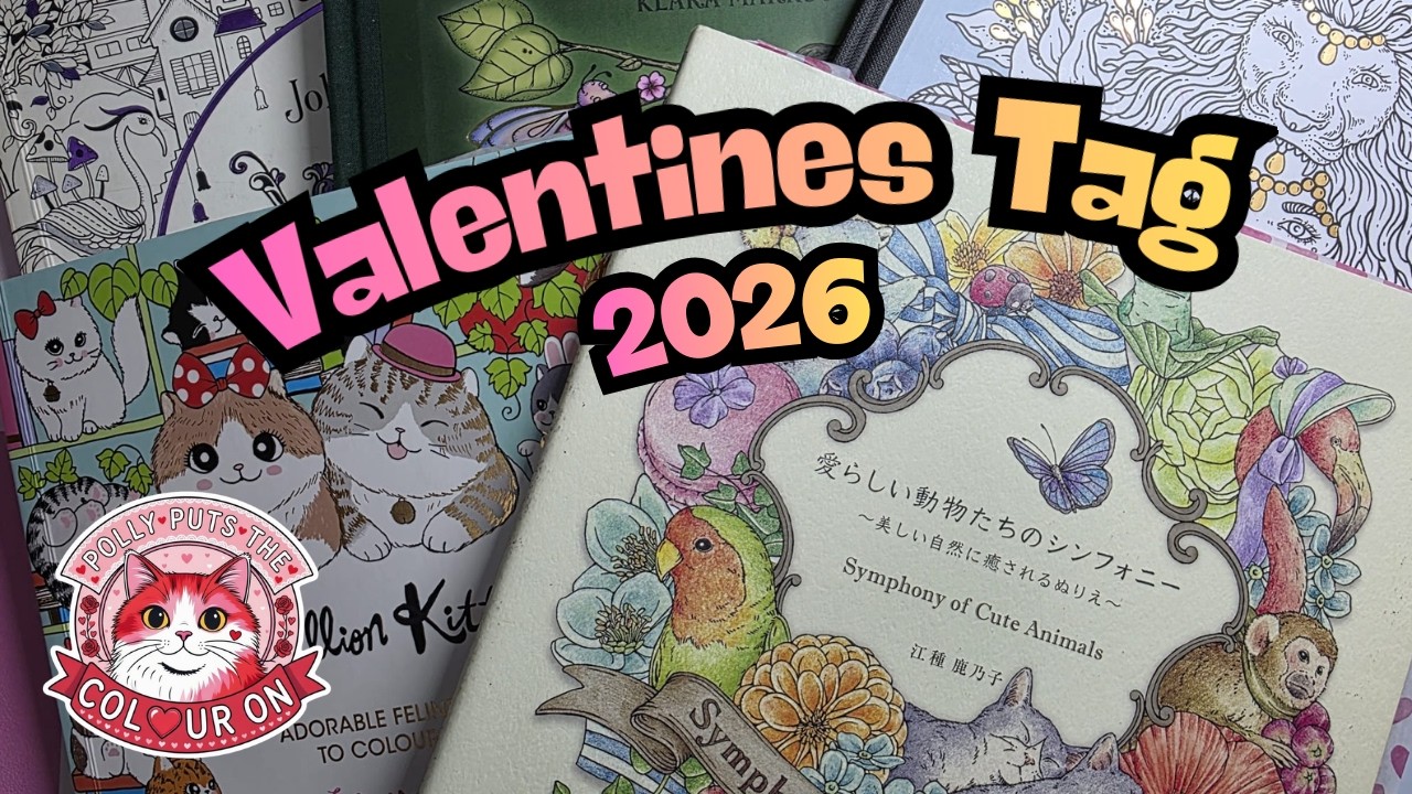 Тег ко Дню святого Валентина - Всё, что я люблю в раскрашивании 💗💜💗