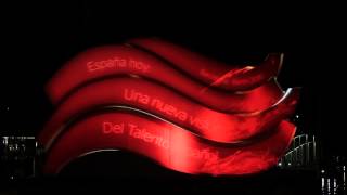 España Hoy.Una nueva visión del talento Español. Video Mapping