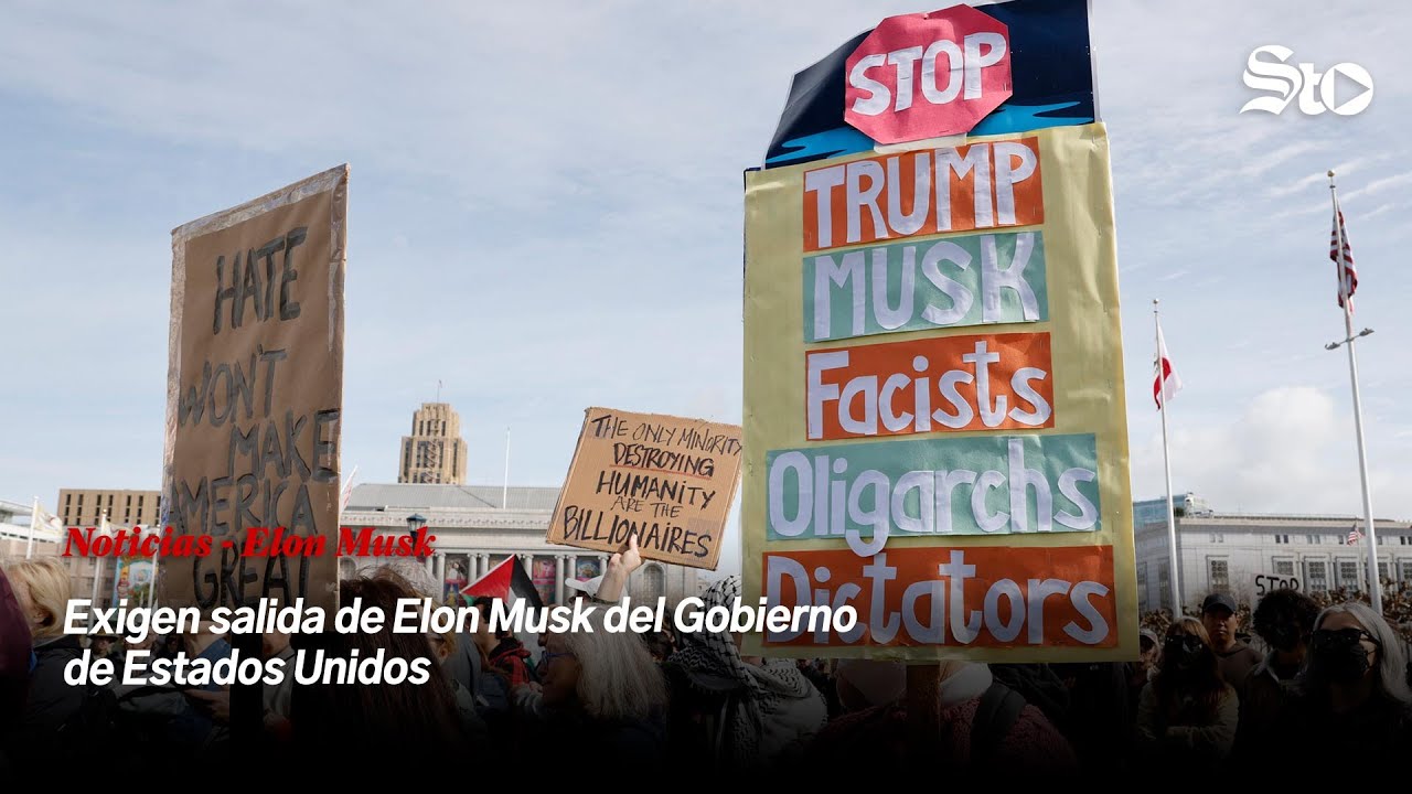 Exigen salida de Elon Musk del Gobierno de Estados Unidos - YouTube