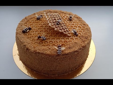 Как украсить торт медовик в домашних условиях на день рождения фото