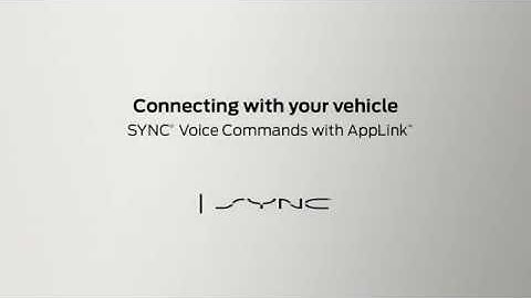 Sync3 Voice Commands