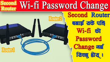 How To Change WiFi Pssword | Secondary Router Password Change | wifi password change