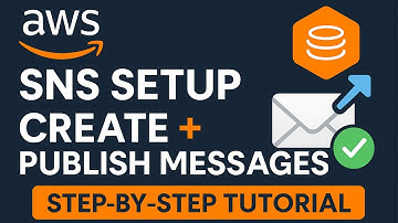 Create sns subscription and publish a message