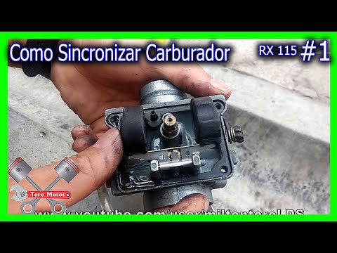Como Carburar Yamaha RX 115 Y Sincronizar El Carburador #1
