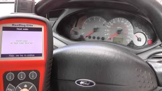 Ford Focus Instrument Cluster Fault Code Test
