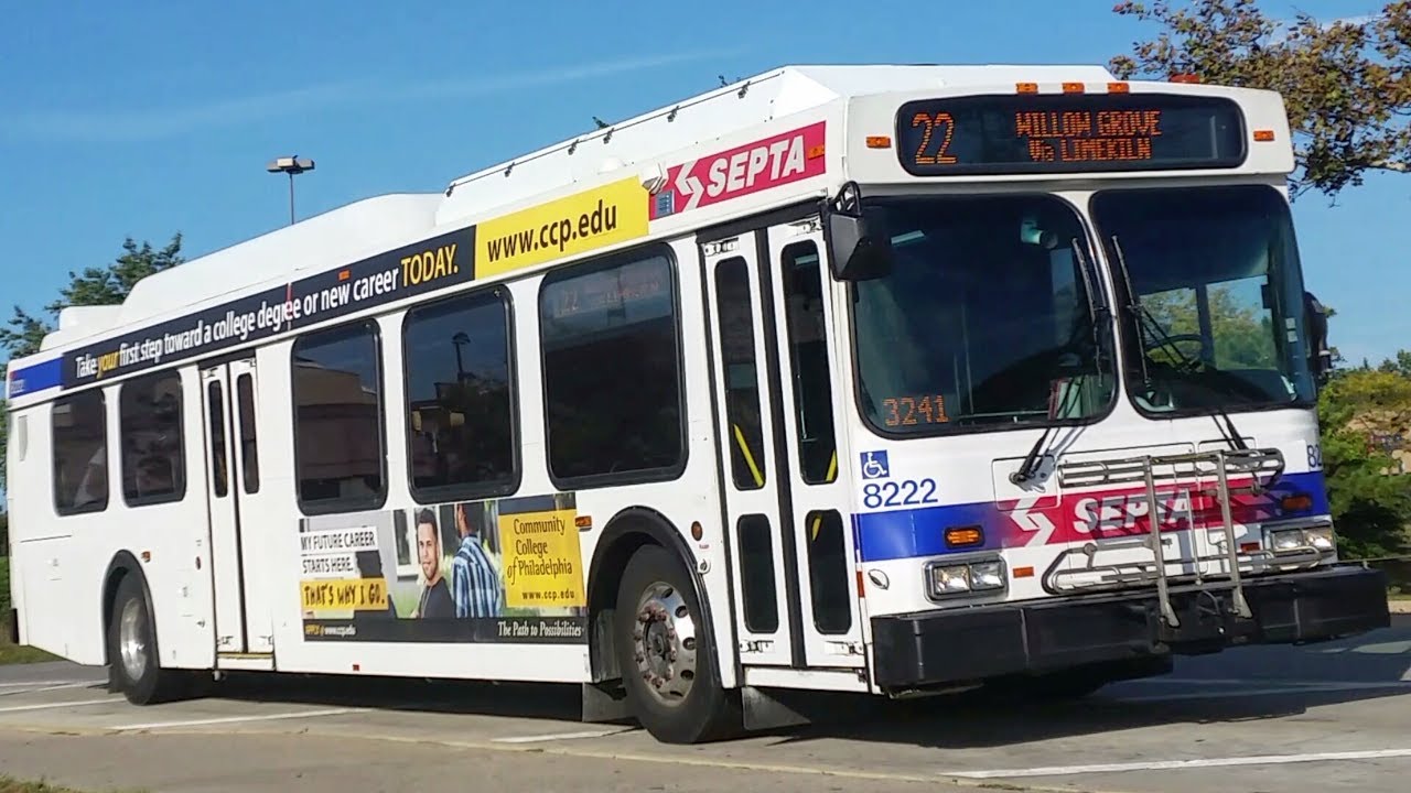 Septa Route 22 New Flyer De42lf 8222 Willow Grove Mall Read Description Youtube