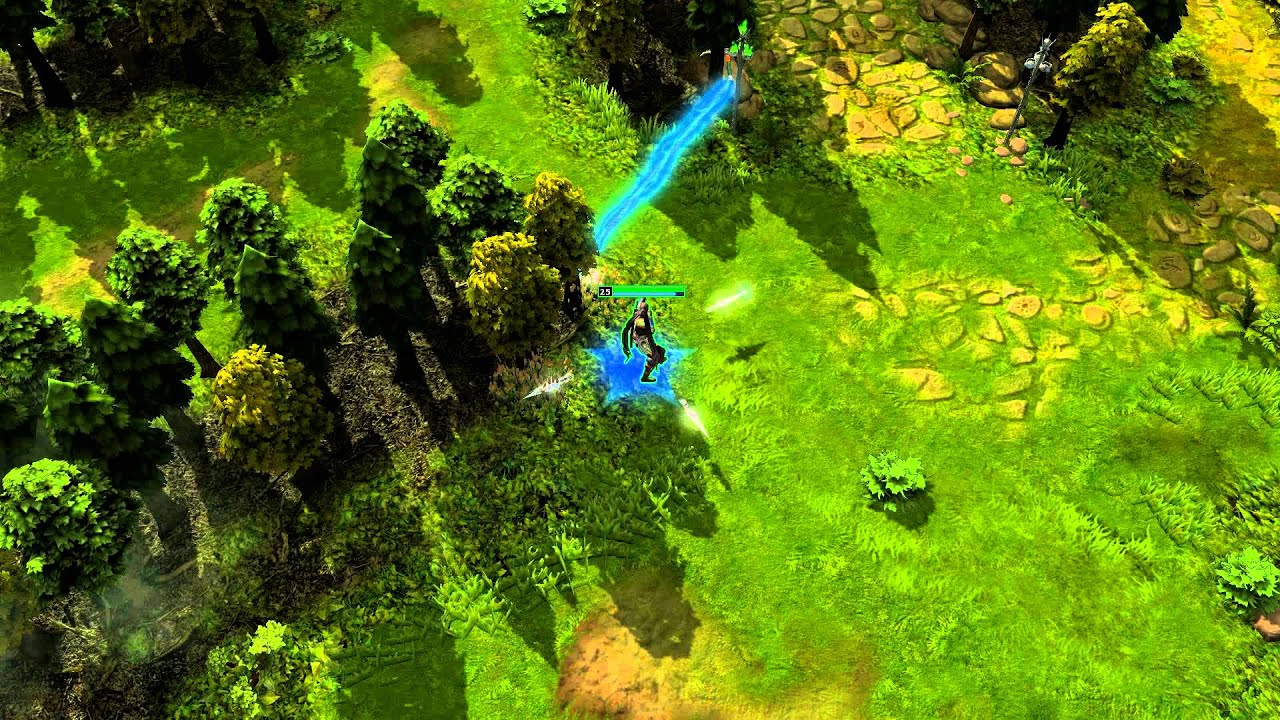 HoN it! - Silhouette sets electrified wiretraps between trees