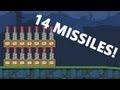 Bad Piggies - 14 Missiles Experiment