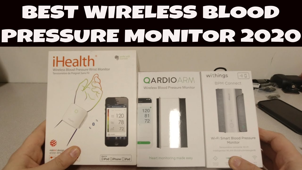 QardioArm Wireless Blood Pressure Monitor: Easy to Use Smart Upper  Bluetooth Arm