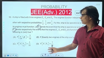JEE Advanced 2012 Probability Question | Detailed Solution by Kilkil Sachan (IIT Kanpur)