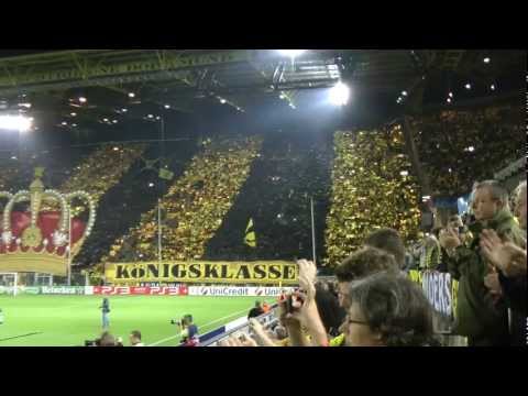 Borussia Dortmund vs Arsenal Choreo 1-1 BVB UEFA Champions League Fans Gooners schwatzgelbdevideo