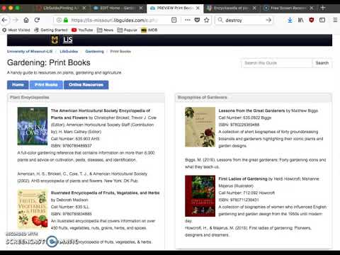 LibGuide Tutorial