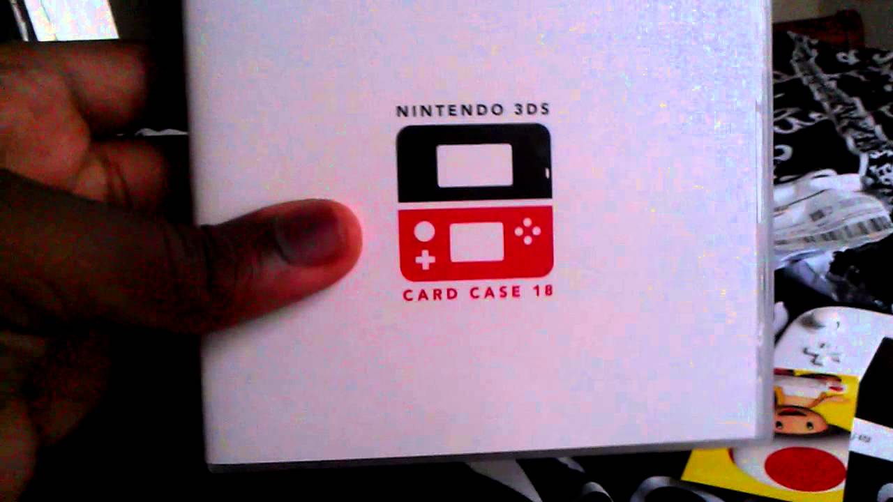 Nintendo 3DS Card Case 18 Unboxing/Review YouTube