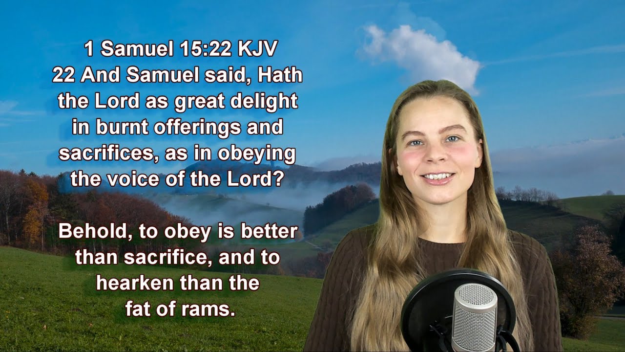 1 Samuel 15 22 KJV Scripture Songs YouTube 1 Samuel 15 22 KJV Scripture Songs YouTube