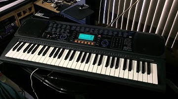 Kris Nicholson Demos His Casio CTK 611 Video 1