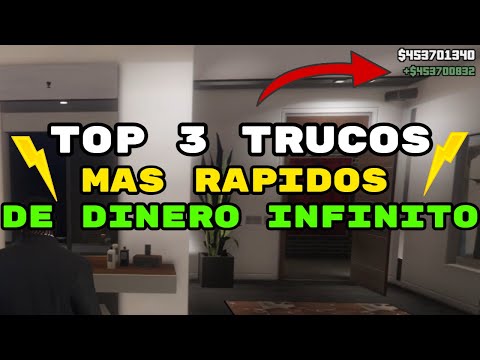 TOP 3 TRUCOS MAS RAPIDOS DE DINERO INFINITO GTA MODO HISTORIA