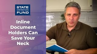 Inline Document Holders Can Save Your Neck