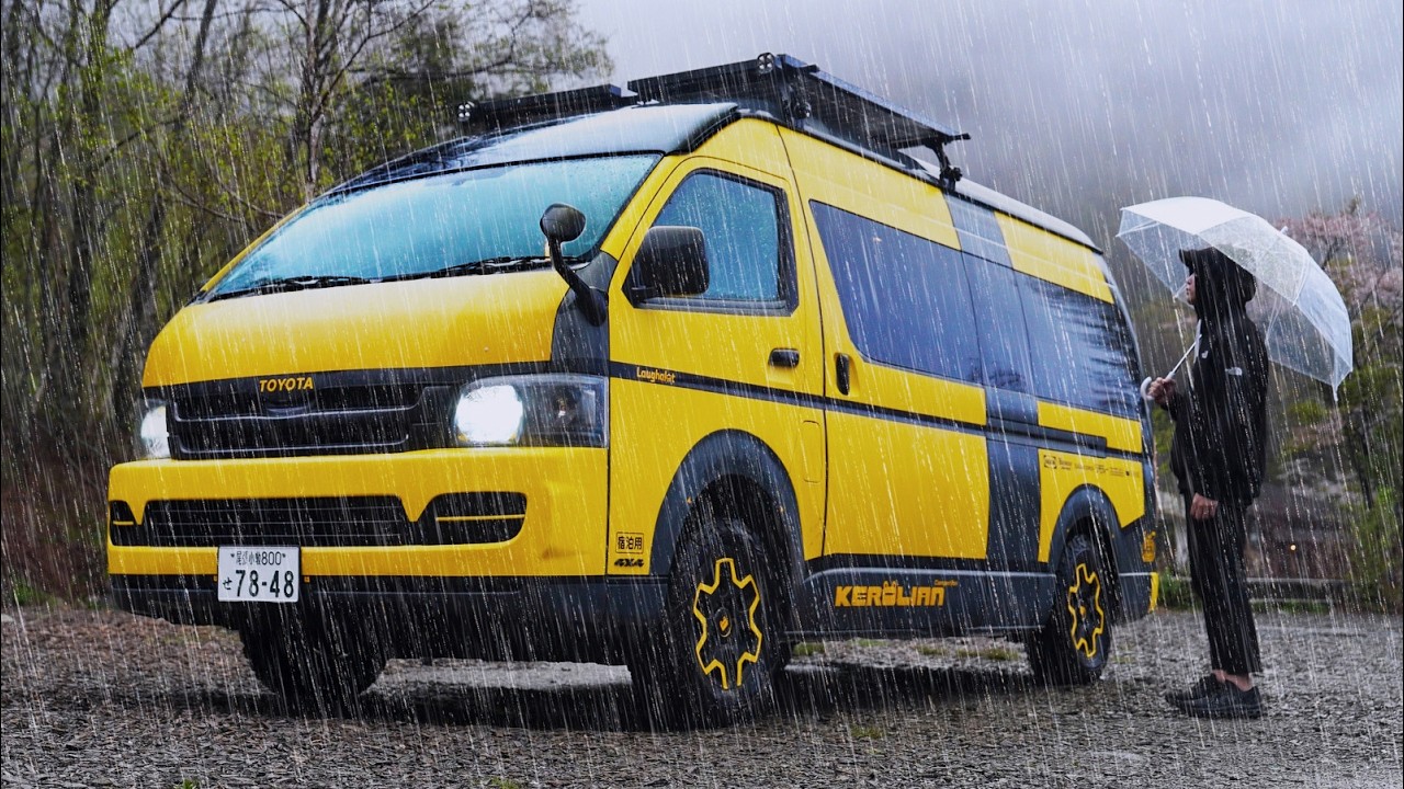 Автокемпинг под дождем в самодельном фургоне за 448 000 ₽